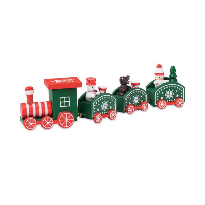  Train de Noël en bois
