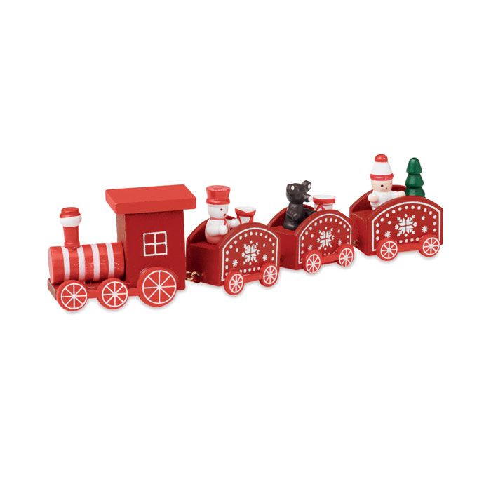  Train de Noël en bois
