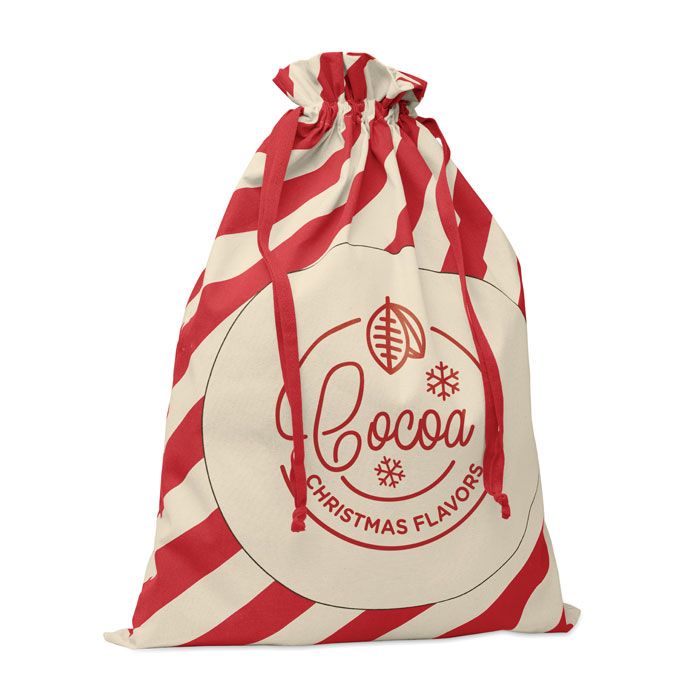  Grand sac coton Père Noël
