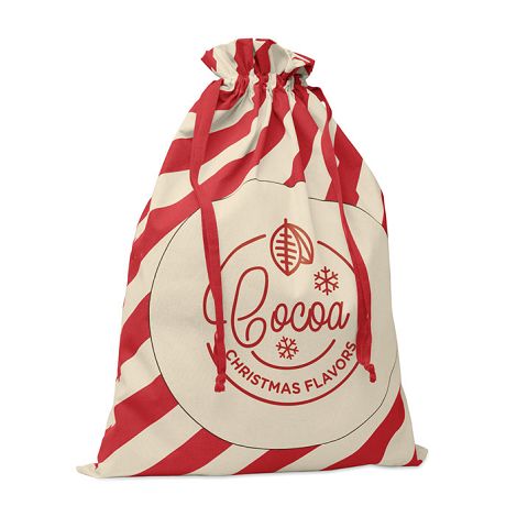  Grand sac coton Père Noël