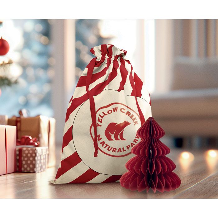  Grand sac coton Père Noël