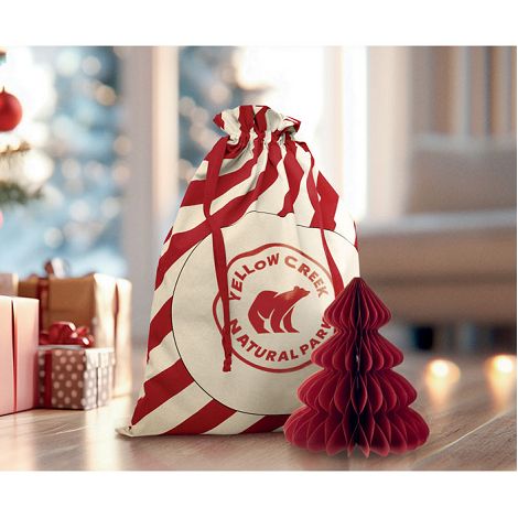 Grand sac coton Père Noël