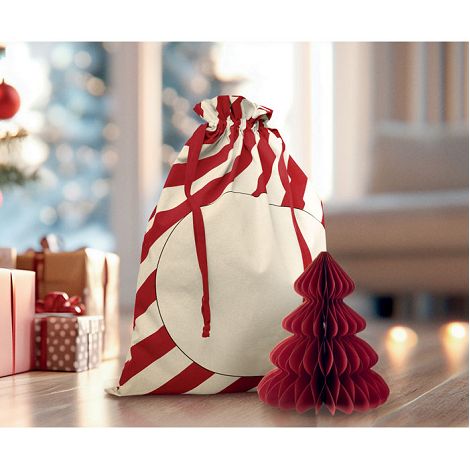  Grand sac coton Père Noël