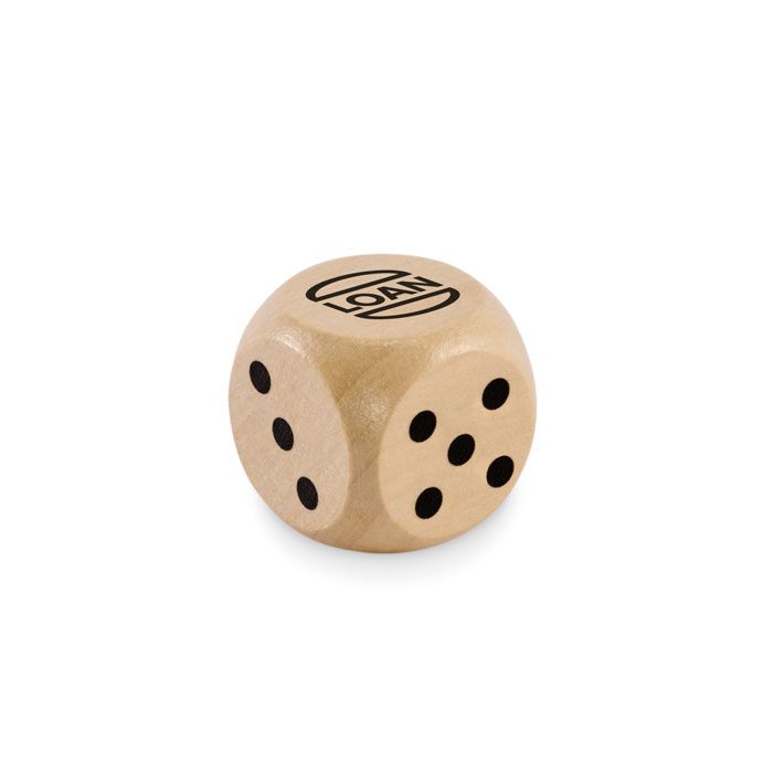  Dés en bois Schima 3cm dia