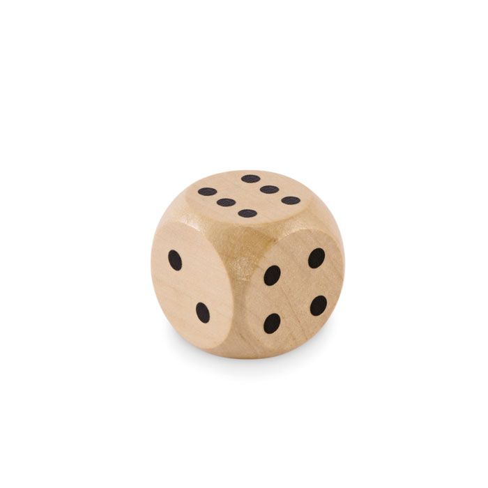  Dés en bois Schima 3cm dia