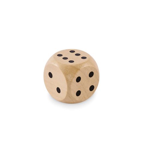 Dés en bois Schima 3cm dia