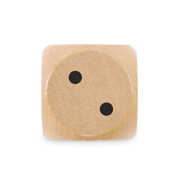  Dés en bois Schima de 5cm dia