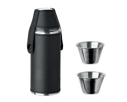 Bouteille avec gobelets