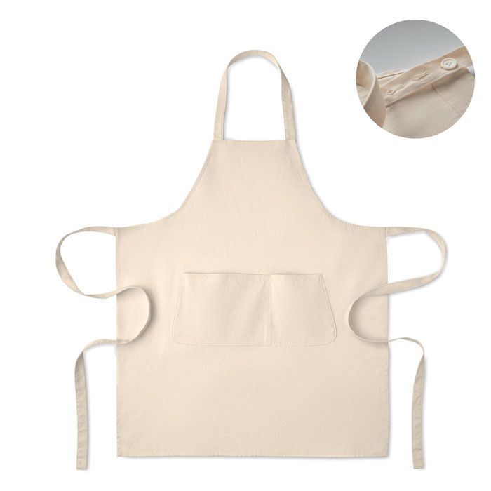  Tablier en coton bio 240 gr/m²