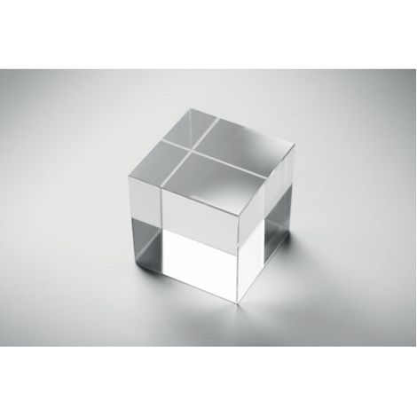 Trophée en verre Cube