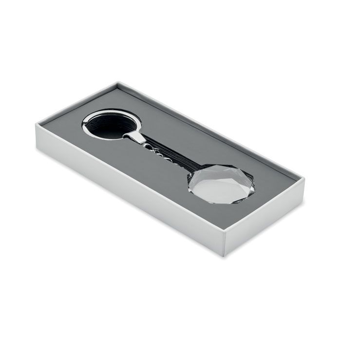  Porte-clés rond en verre
