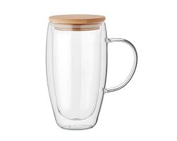Mug en verre double paroi 450ml