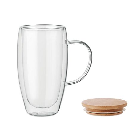 Mug en verre double paroi 450ml