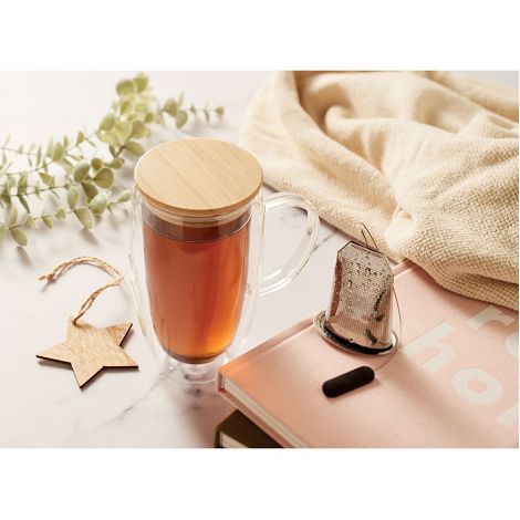Mug en verre double paroi 450ml