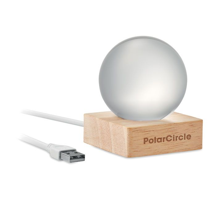  Sphère en verre LED