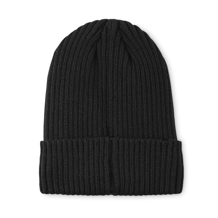  Bonnet tricoté avec revers