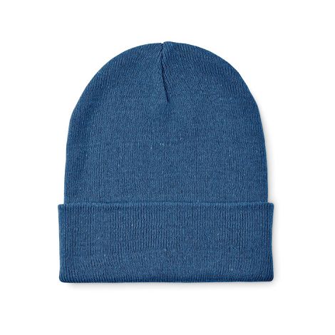 Bonnet tricoté avec revers
