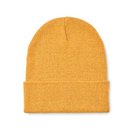 Bonnet tricoté avec revers