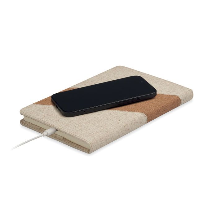  Carnet A5 avec chargeur 15W