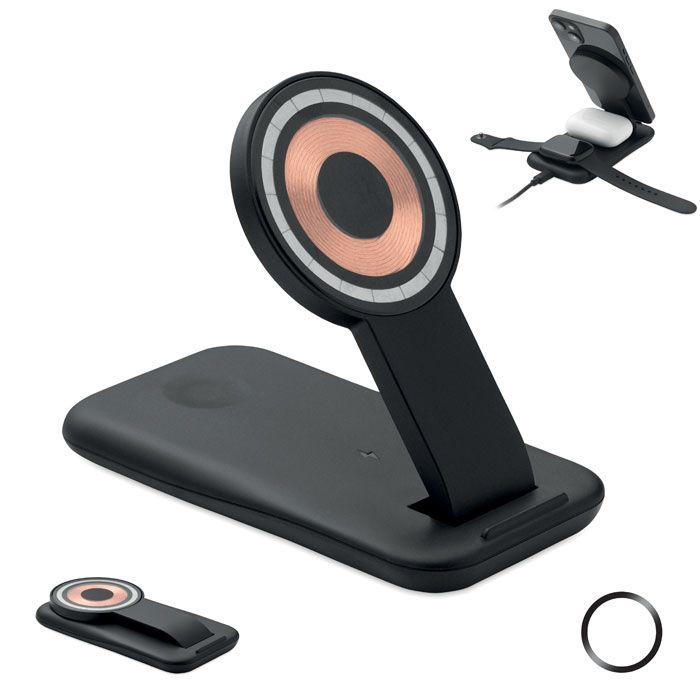  Chargeur sans fil 3 en 1 15W