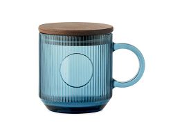 Mug en verre strié 300ml