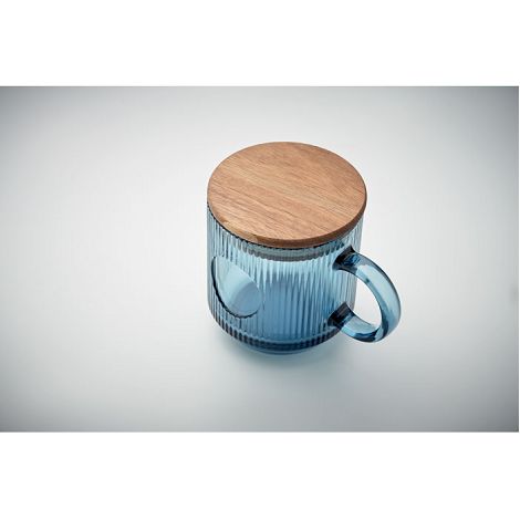 Mug en verre strié 300ml