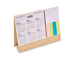 Calendrier de bureau avec mémo