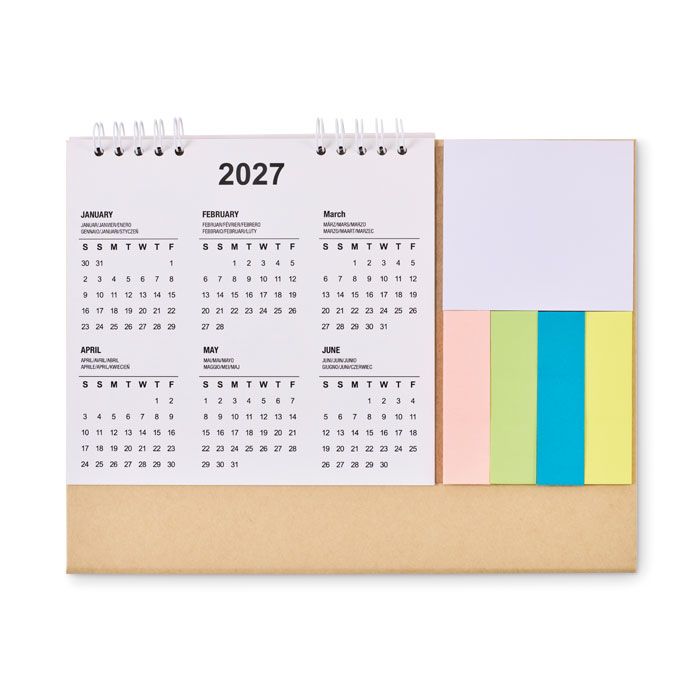  Calendrier de bureau avec mémo