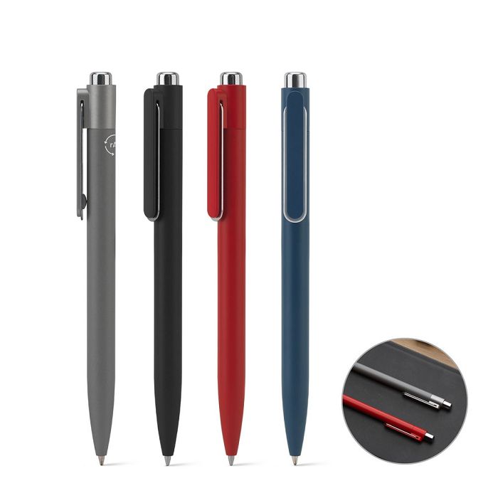  Stylo à bille en aluminium (94% recyclé) avec clip innovant