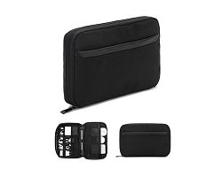 Sac de rangement spacieux pour accessoires technologiques en serg