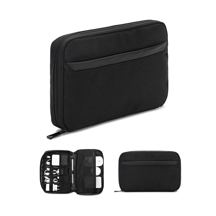  Sac de rangement spacieux pour accessoires technologiques en serg