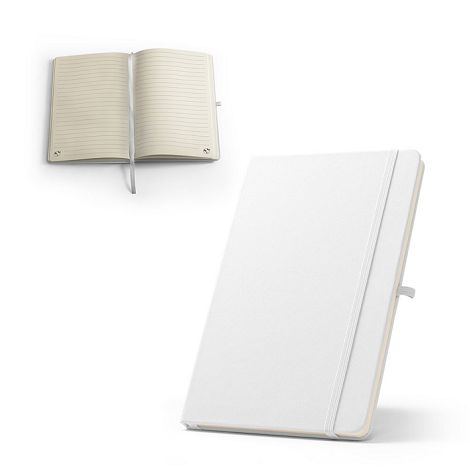  Cahier A5 en polyester recyclé (100% rPET) 300D avec couverture r