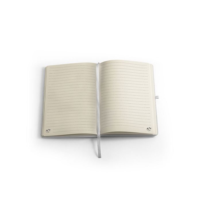  Cahier A5 en polyester recyclé (100% rPET) 300D avec couverture r
