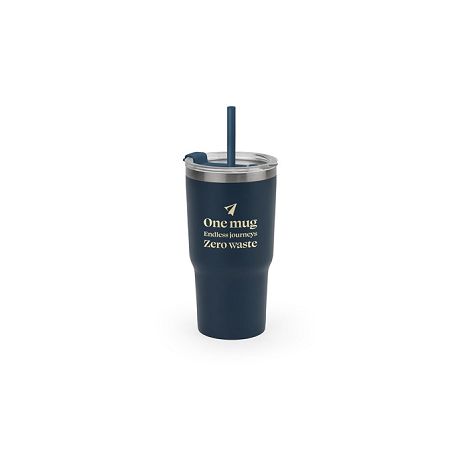  Gobelet de voyage compact en acier inoxydable (91% recyclé) avec 