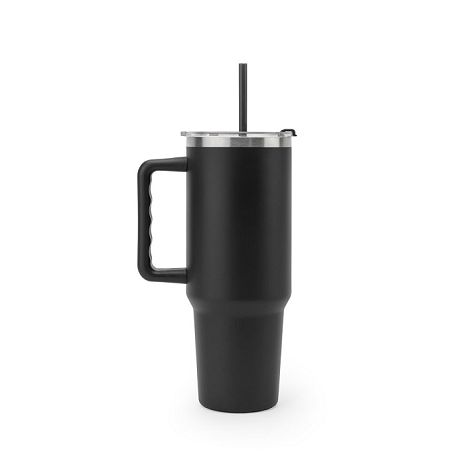  Grand gobelet de voyage en acier inoxydable (91% recyclé) avec do