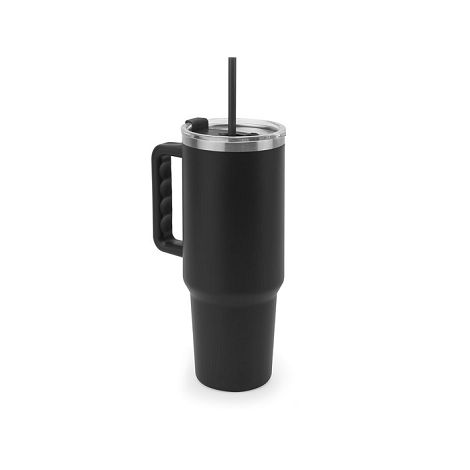  Grand gobelet de voyage en acier inoxydable (91% recyclé) avec do