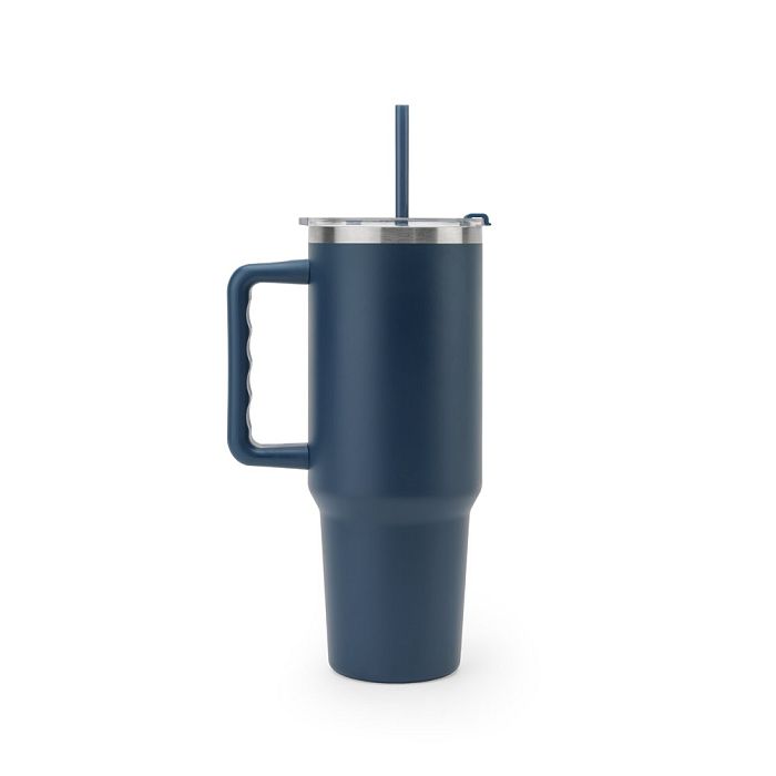  Grand gobelet de voyage en acier inoxydable (91% recyclé) avec do