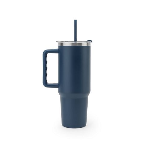  Grand gobelet de voyage en acier inoxydable (91% recyclé) avec do