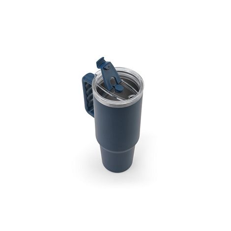  Grand gobelet de voyage en acier inoxydable (91% recyclé) avec do