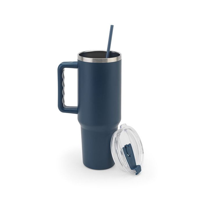  Grand gobelet de voyage en acier inoxydable (91% recyclé) avec do
