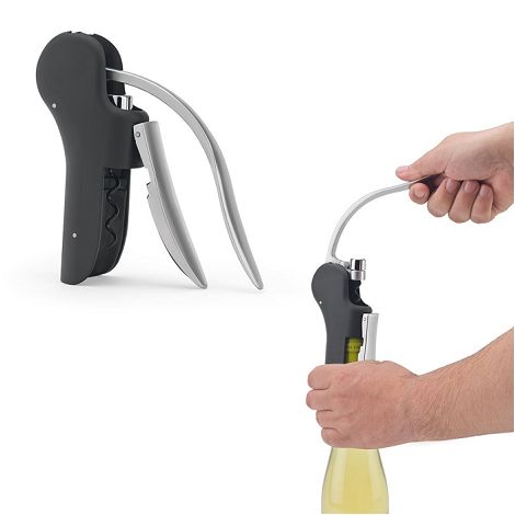  Tire-bouchon en ABS et zinc avec levier automatique pour une ouve