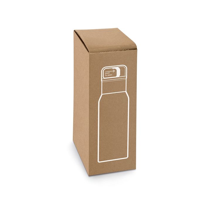  Bouteille en acier inoxydable (91% recyclé) avec double paroi iso