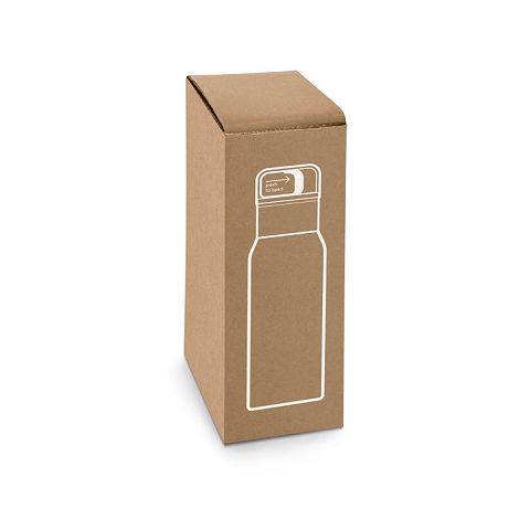  Bouteille en acier inoxydable (91% recyclé) avec double paroi iso