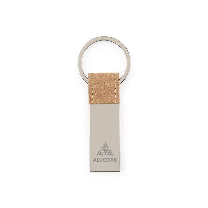  Set composé d'un porte-cartes et d'un porte-clés, tous deux en mé