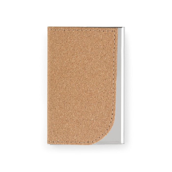  Set composé d'un porte-cartes et d'un porte-clés, tous deux en mé