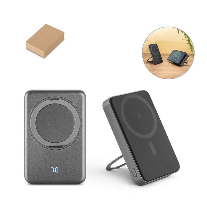  Batterie nomade magnétique de 10 000 mAh avec chargeur sans fil u