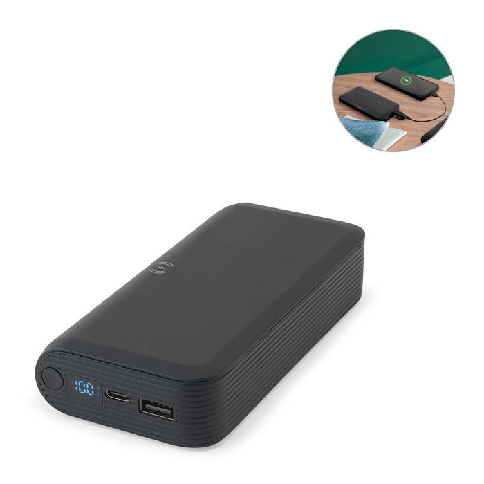  Batterie nomade de 20 000 mAh en ABS recyclé (100 % rABS) avec ch