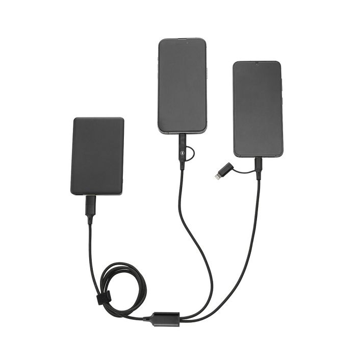  Câble USB 6-en-1 ultrarapide en aluminium et PET recyclé