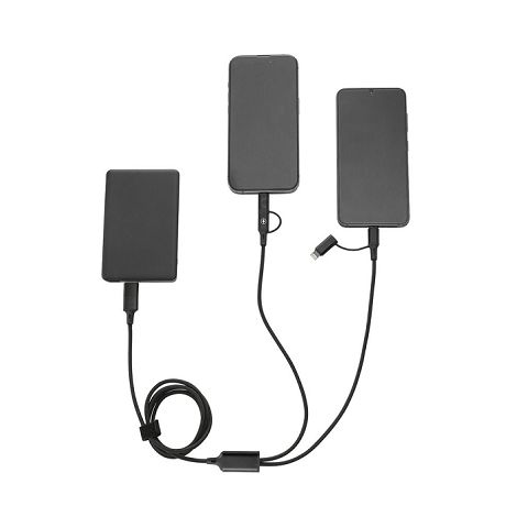  Câble USB 6-en-1 ultrarapide en aluminium et PET recyclé