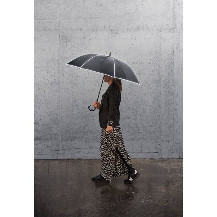  Parapluie 27" en polyester recyclé (100% rPET) pongé 190T coupe-v